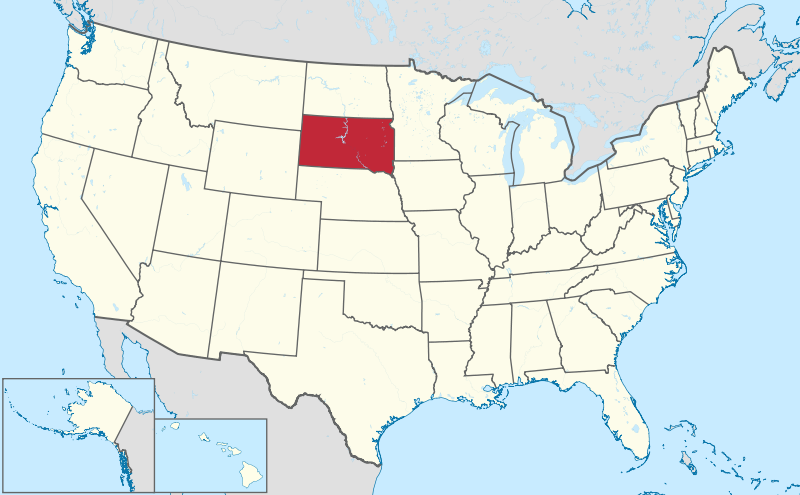 File:South Dakota in United States.svg