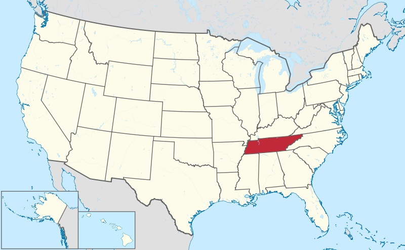 File:Tennessee in United States.svg