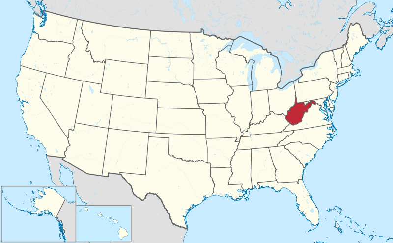 File:West Virginia in United States.svg