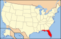 Lagekarte von Florida
