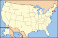 Lagekarte von Massachusetts