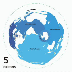 5-Ozeane-Modell