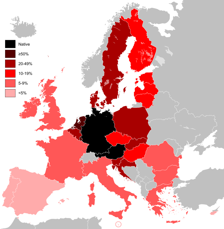 Deutschkenntnisse in der EU