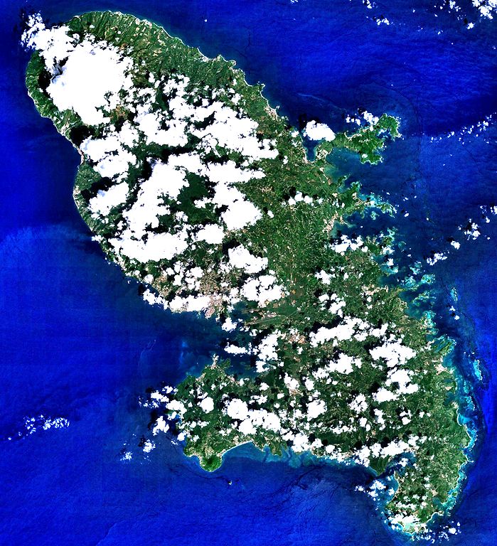 Satellitenfoto Martinique