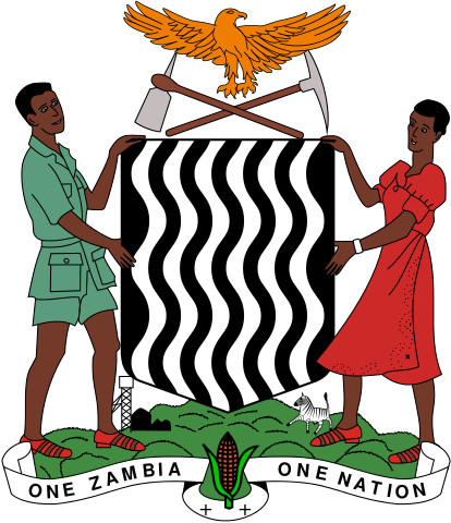 Das Wappen von Sambia