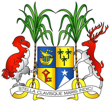 Das Wappen von Mauritius