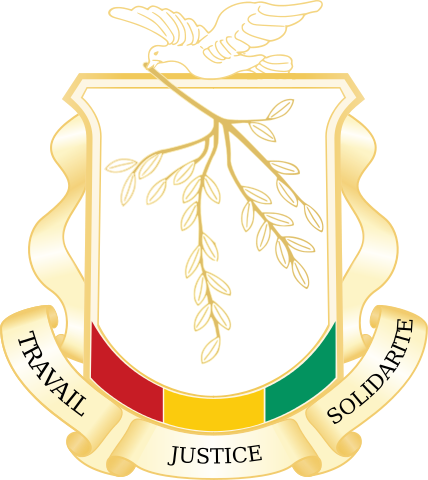 Das Wappen von Guinea