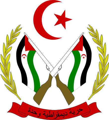 Das Wappen der Demokratischen Arabische Republik Sahara