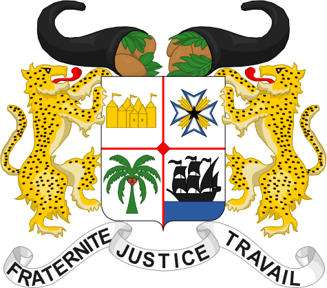 Das Wappen von Benin