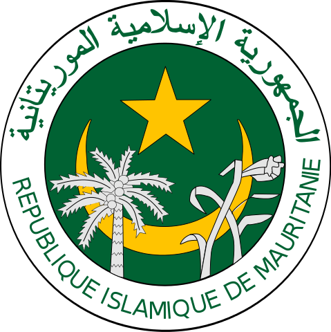 Das Wappen von Mauretannien
