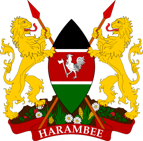 Das Wappen von Kenia