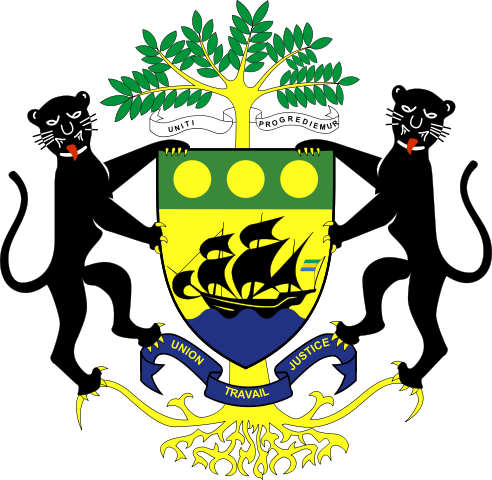 Das Wappen von Gabun