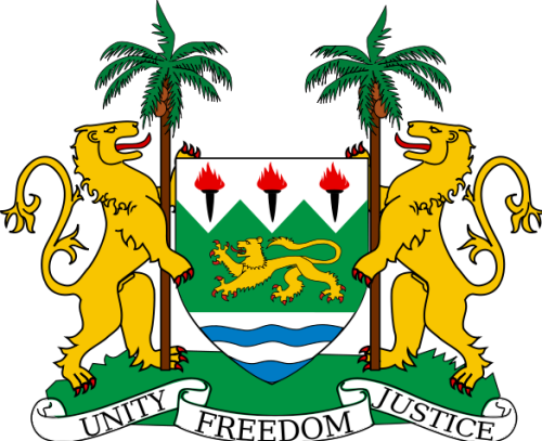 Das Wappen von Sierra Leone