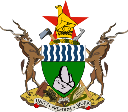 Das Wappen von Simbabwe