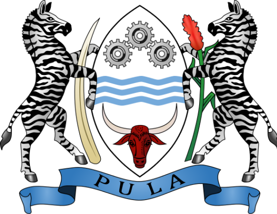 Das Wappen von Botsuana