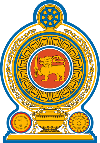Das Wappen von Sri Lanka