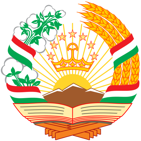 Das Wappen von Tadschikistan