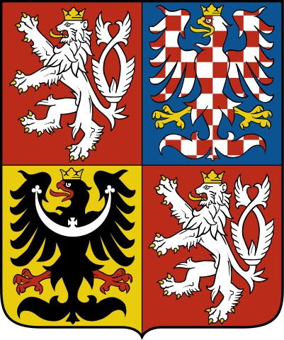 Das Wappen der Tschechischen Republik