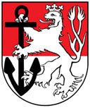  Wappenzeichen Düsseldorf vierfarbig