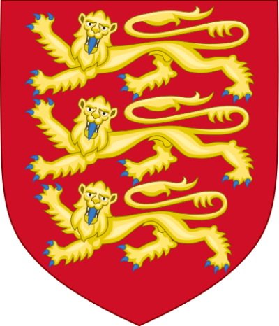 Das Wappen Englands