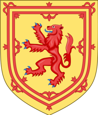 Das Wappenschild Schottlands