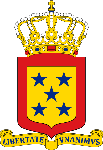 Das Wappen der Niederländischen Antillen