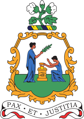 Das Wappen von St. Vincent und den Grenadinen