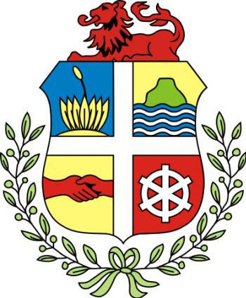 Das Wappen von Aruba