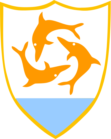 Das Wappen von Anguilla