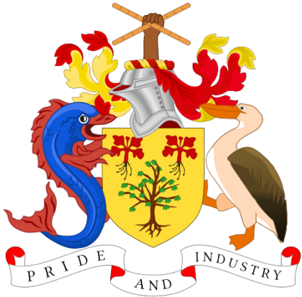 Das Wappen von Barbados