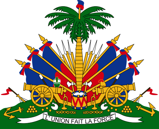Das aktuelle Staatswappen von Haiti