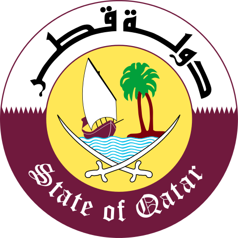https://upload.wikimedia.org/wikipedia/commons/thumb/4/4d/Emblem_of_Qatar.svg/480px-Emblem_of_Qatar.svg.png