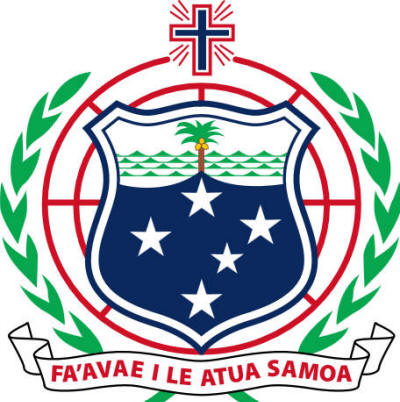Das Wappen von Samoa