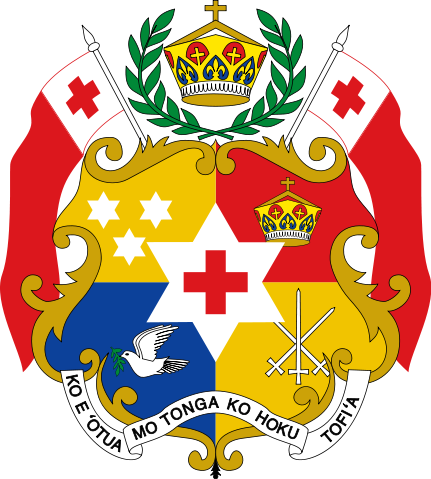 Das Wappen von Tonga