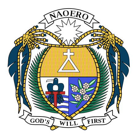 Das Wappen von Nauru