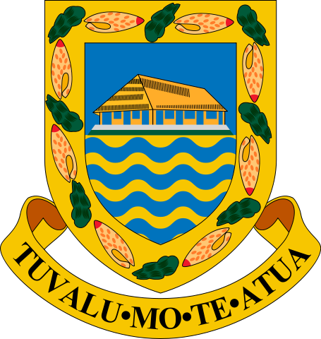 Das Wappen von Tuvalu